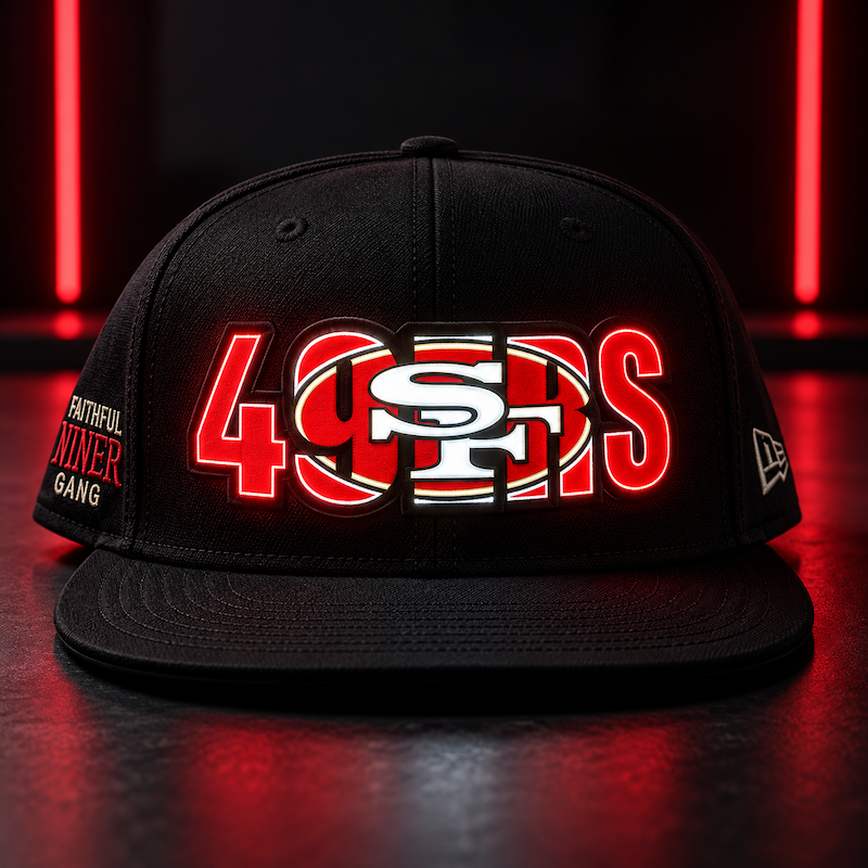 American Football 32 Team Fan LED Light-Up Snapback Cap 2026