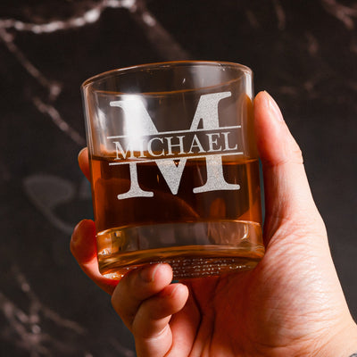 Father's Day Gifts, Thanks For All The Orgasms Custom Name Gift For Husband, Boyfriend - Personalized Whiskey Glassll Be In The Backyard - Funny Gifts For Him, Husband, Grandpa, Dad - Personalized Whiskey Glass