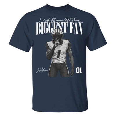 I'll Always Be Your Biggest Fan - Washed Tee Retro Bootleg Shirt For Football Players NA04