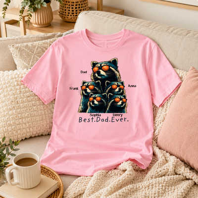 Best Bear Dad Ever - Personalized Shirt Father's Day Gifts For Grandpa, Papa
