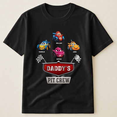 Father's Day Gifts, Daddy's Pit Crew - Personalized Shirt